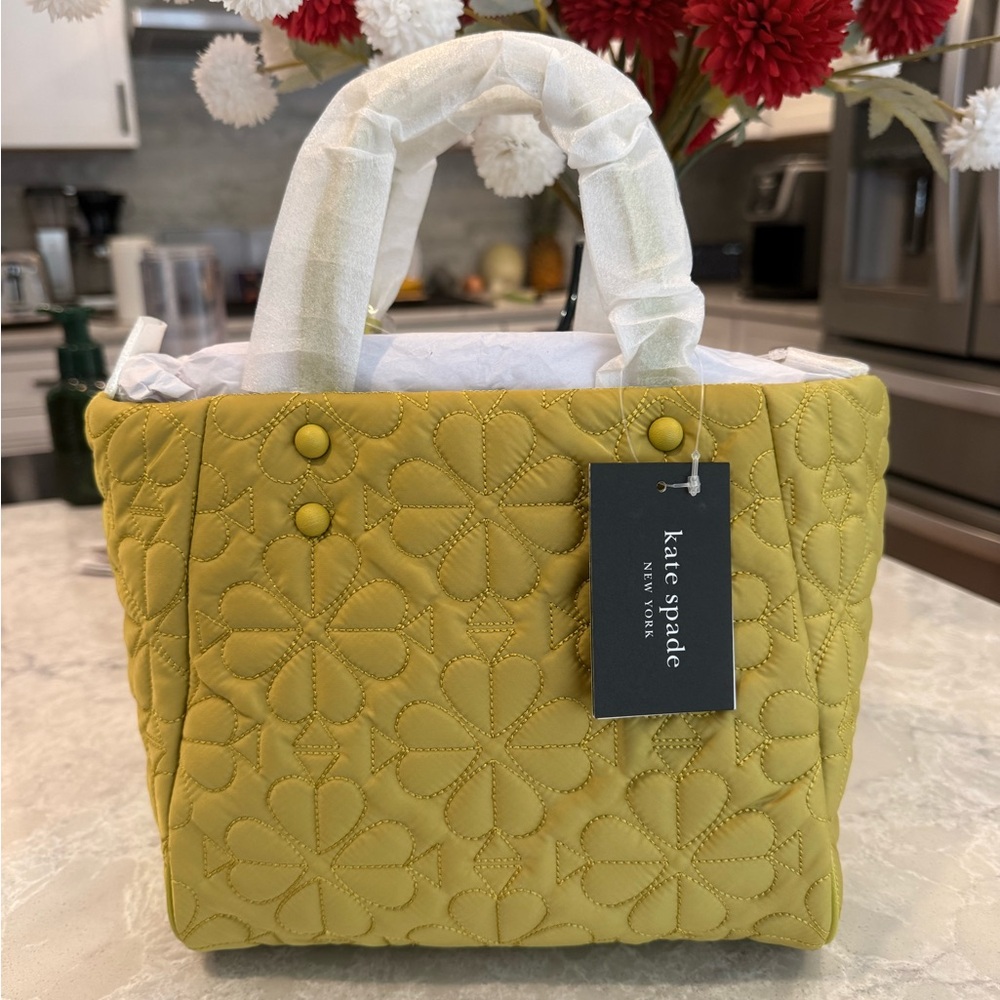 Kate Spade Tilly Quilted Fabric Small Tote - Picture 2 of 6